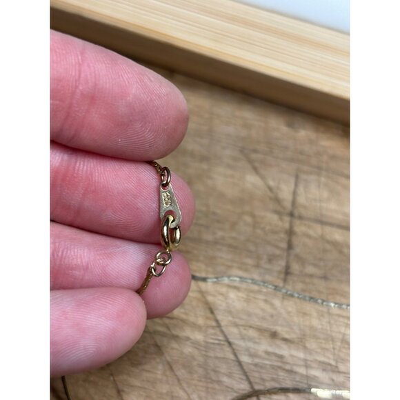 Gold Chain Necklace With 7 Pearls Elegant Design From Korea - Picture 4 of 6